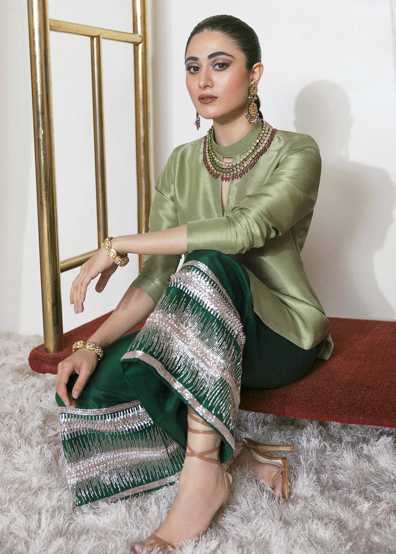 Hussain Rehar | Basic Not Basic |  DAHLIA by Hussain Rehar - Designer Dress - Type: Ladies Clothes - Available at Libayah - 100% Original