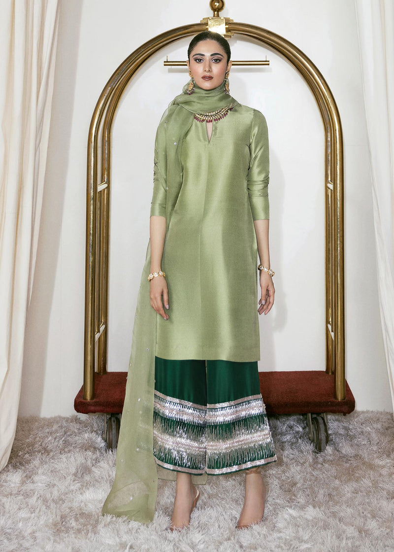 Hussain Rehar | Basic Not Basic |  DAHLIA by Hussain Rehar - Designer Dress - Type: Ladies Clothes - Available at Libayah - 100% Original