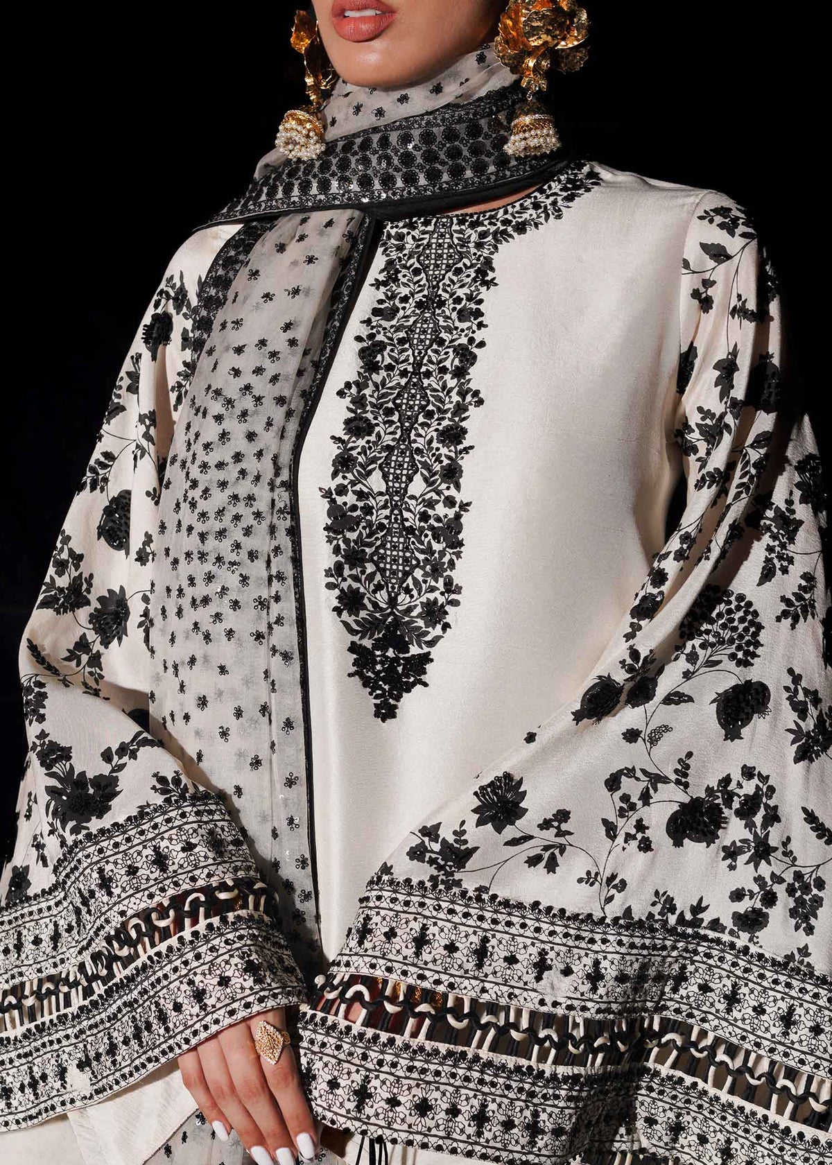 Hussain Rehar | Basic Not Basic |  lily by Hussain Rehar - Designer Dress - Type: Ladies Clothes - Available at Libayah - 100% Original