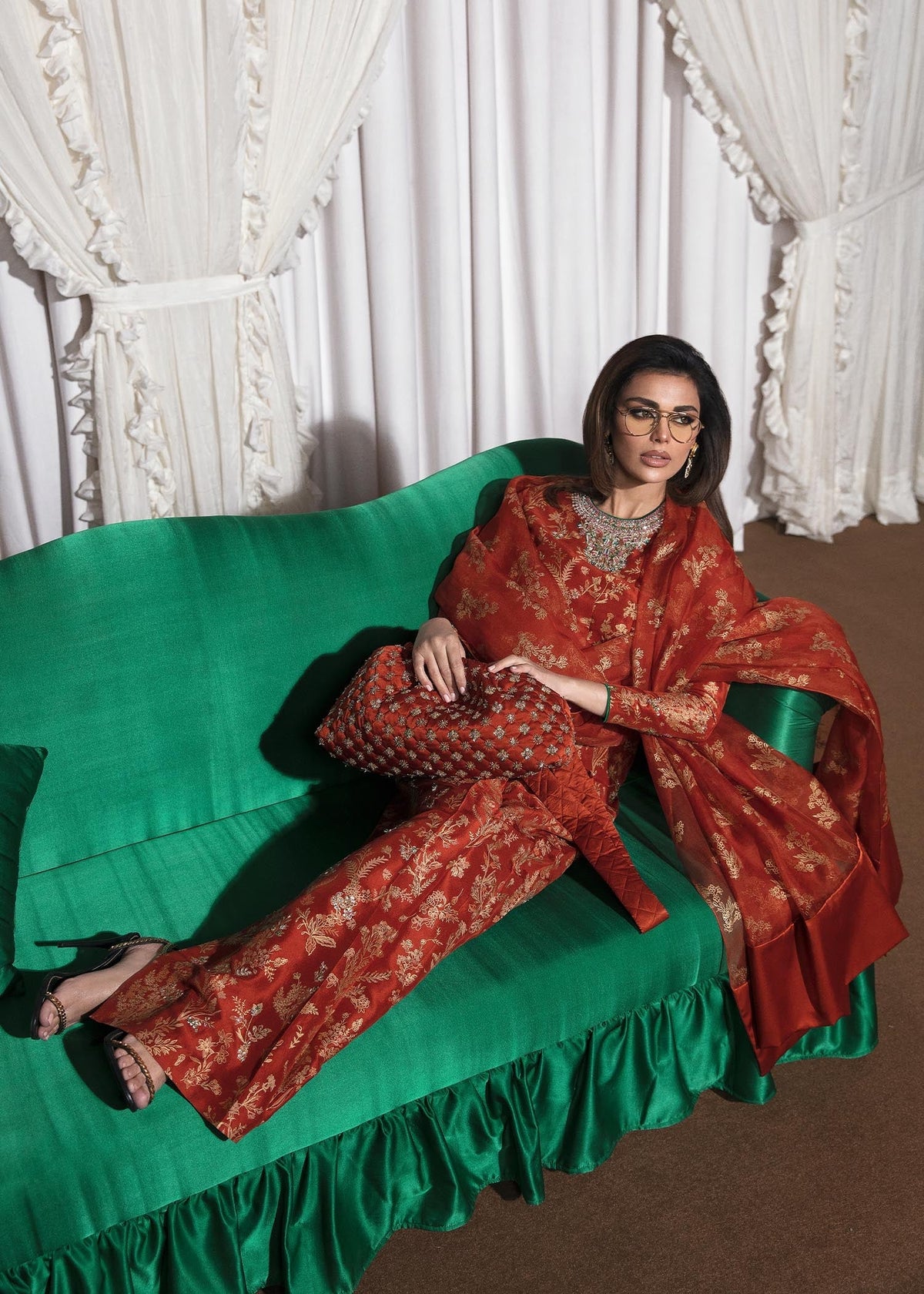 Hussain Rehar | Basic Not Basic |  Flamme by Hussain Rehar - Designer Dress - Type: Ladies Clothes - Available at Libayah - 100% Original