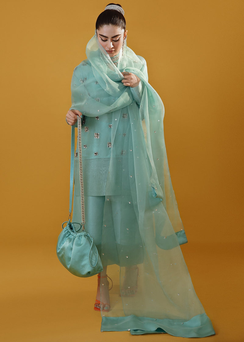 Hussain Rehar | Basic Not Basic |  Gladiolus by Hussain Rehar - Designer Dress - Type: Ladies Clothes - Available at Libayah - 100% Original