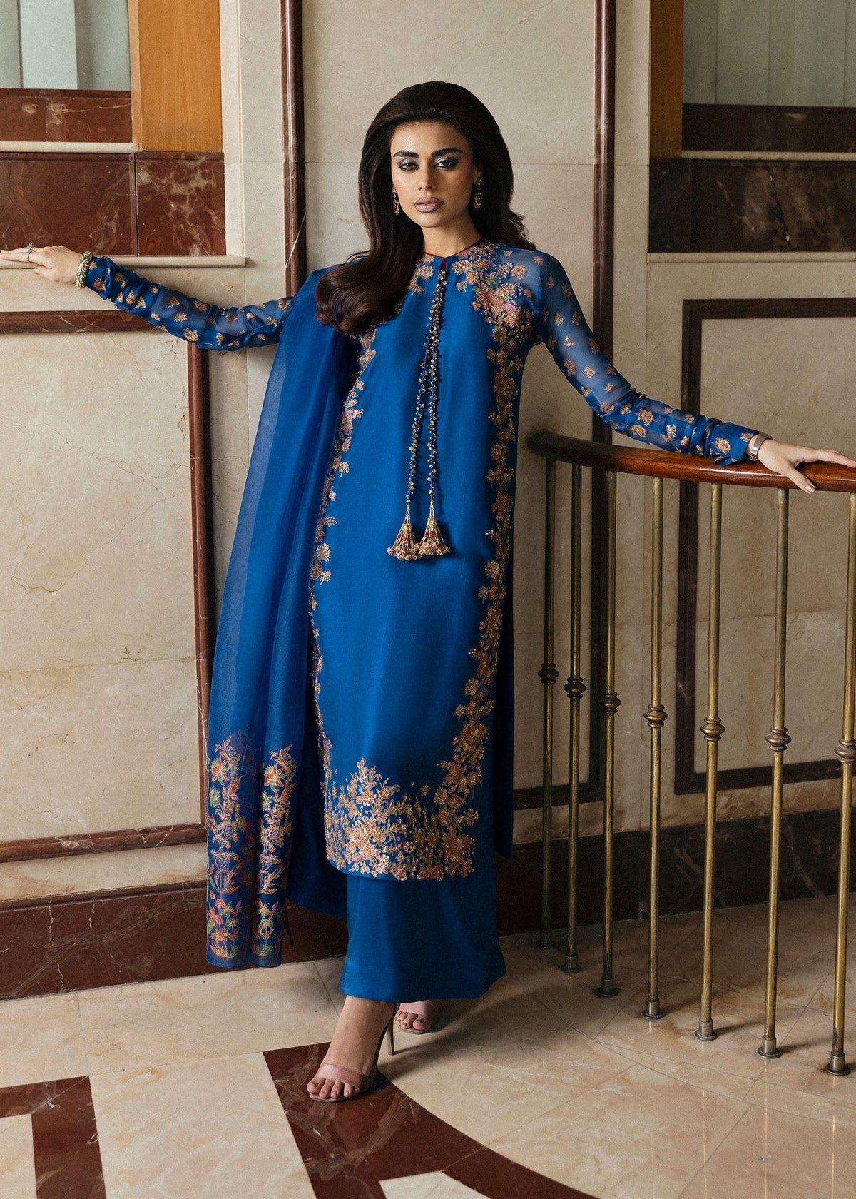 Hussain Rehar | Basic Not Basic |   Serene by Hussain Rehar - Designer Dress - Type: Ladies Clothes - Available at Libayah - 100% Original