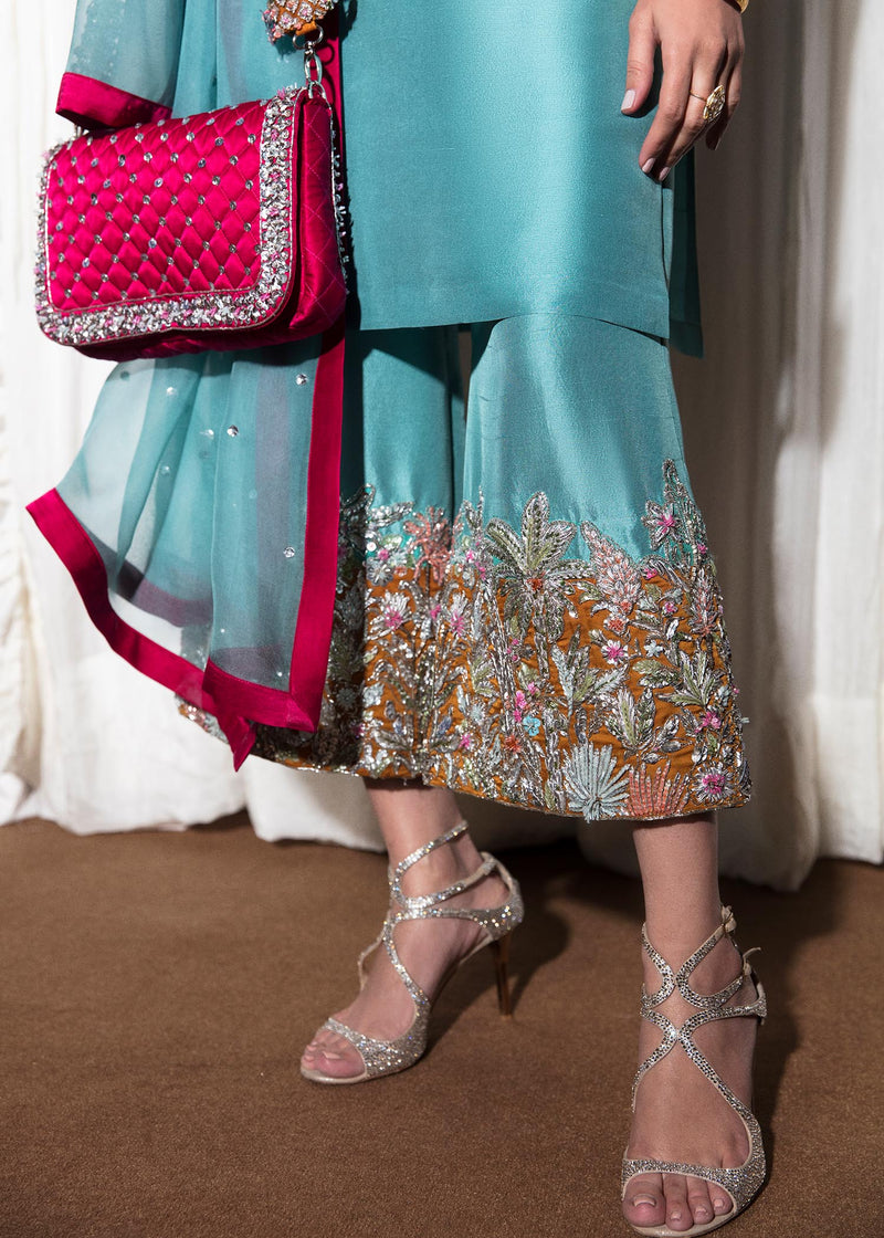 Hussain Rehar | Basic Not Basic |  Azure BNB by Hussain Rehar - Designer Dress - Type: Ladies Clothes - Available at Libayah - 100% Original