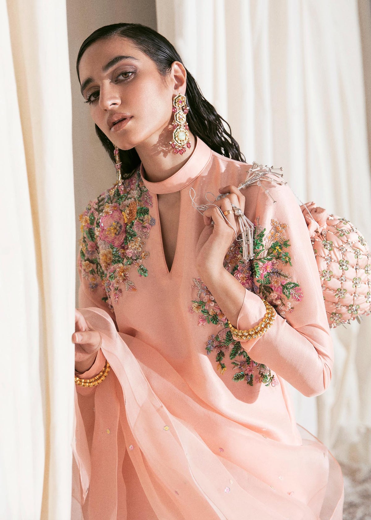 Hussain Rehar | Basic Not Basic |  ORYZA by Hussain Rehar - Designer Dress - Type: Ladies Clothes - Available at Libayah - 100% Original