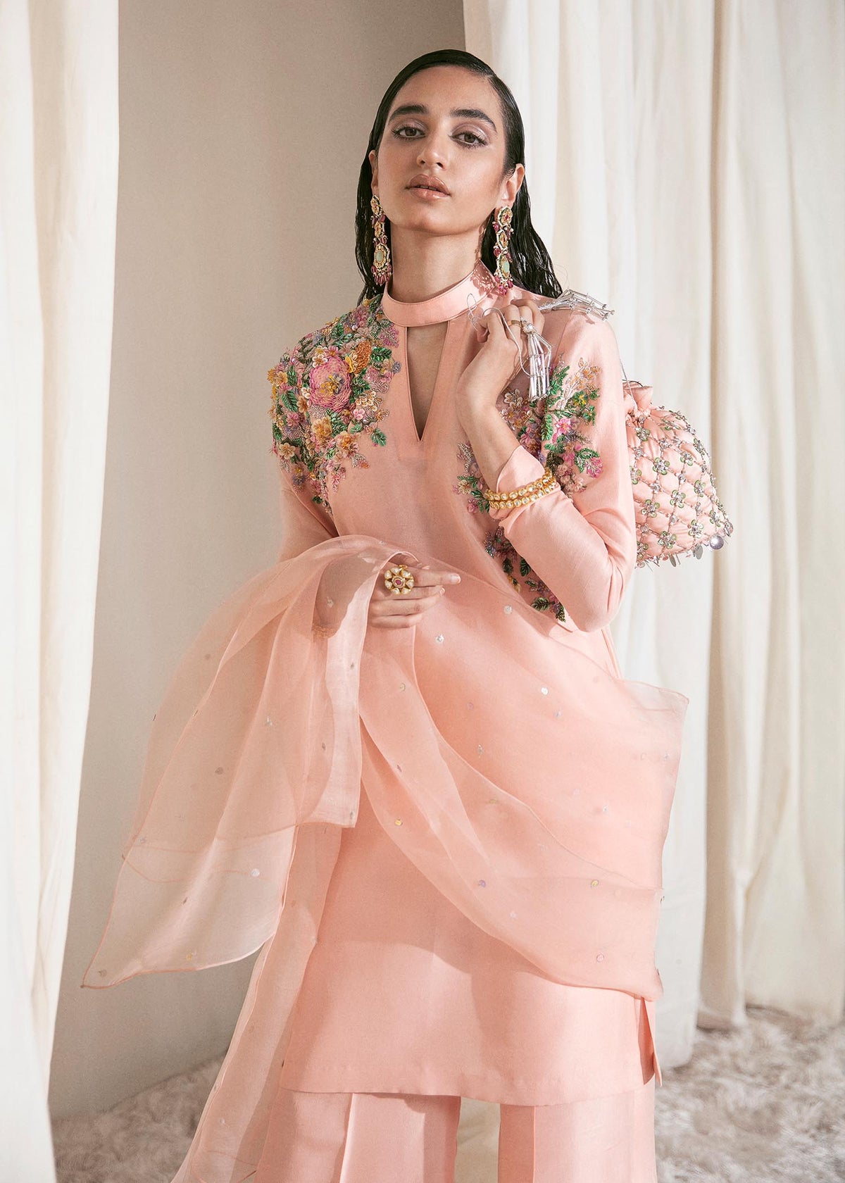 Hussain Rehar | Basic Not Basic |  ORYZA by Hussain Rehar - Designer Dress - Type: Ladies Clothes - Available at Libayah - 100% Original