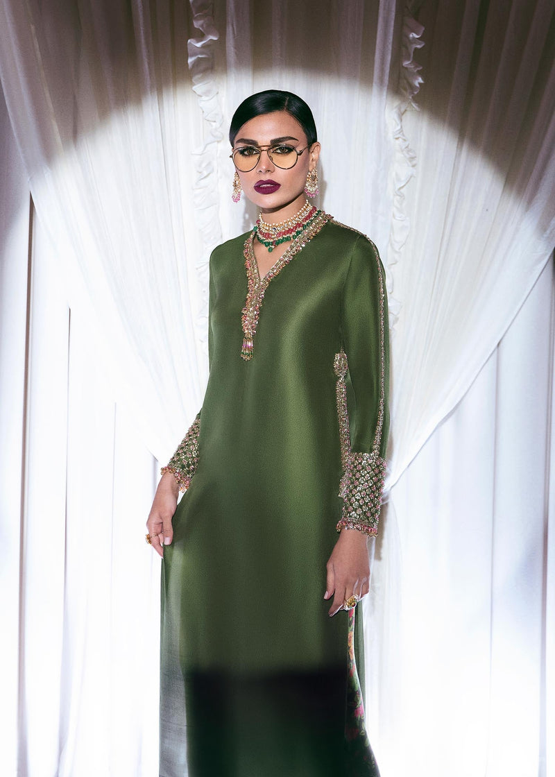 Hussain Rehar | Basic Not Basic |  Zelen by Hussain Rehar - Designer Dress - Type: Ladies Clothes - Available at Libayah - 100% Original