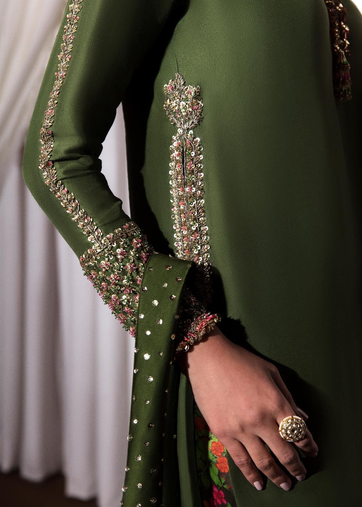 Hussain Rehar | Basic Not Basic |  Zelen by Hussain Rehar - Designer Dress - Type: Ladies Clothes - Available at Libayah - 100% Original