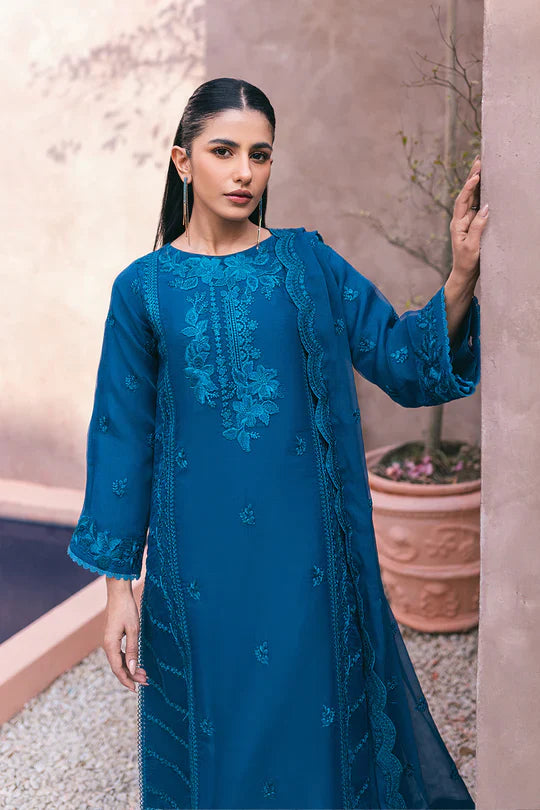 Azure | Embroidered Ensembles 3 Pcs | Hydrangea Hues by Azure - Designer Dress - Type: Ladies Clothes - Available at Libayah - 100% Original
