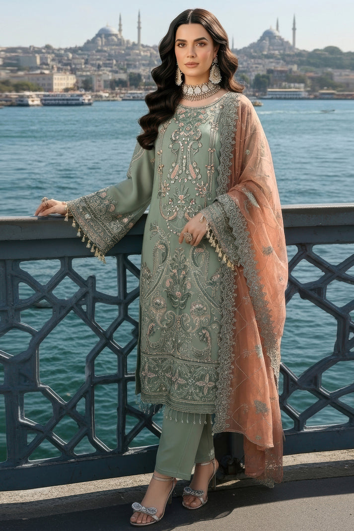 Imrozia Premium | Mehr e Mah | I-245 Dilara Sultan by Imrozia Premium - Designer Dress - Type : Ladies Clothes - Available at Libayah - 100% Original 