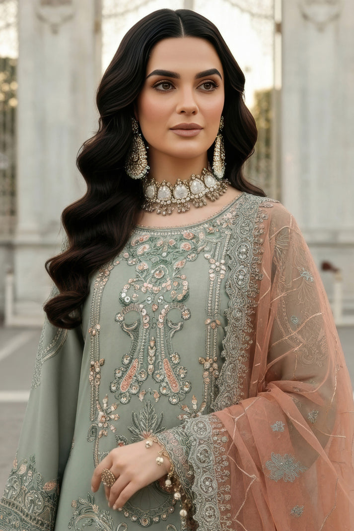 Imrozia Premium | Mehr e Mah | I-245 Dilara Sultan by Imrozia Premium - Designer Dress - Type : Ladies Clothes - Available at Libayah - 100% Original 