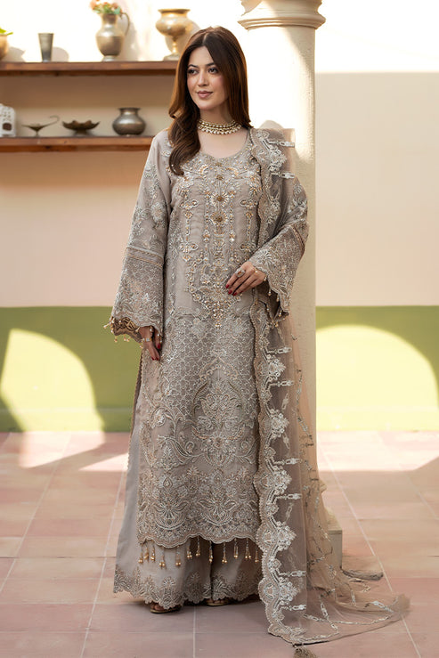 Imrozia Premium | Baad e Saba | I-270 Samak - Designer Dress - Type : Ladies Clothes - Available at Libayah - 100% Original