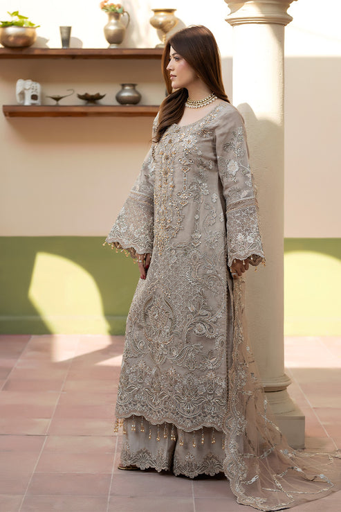 Imrozia Premium | Baad e Saba | I-270 Samak - Designer Dress - Type : Ladies Clothes - Available at Libayah - 100% Original