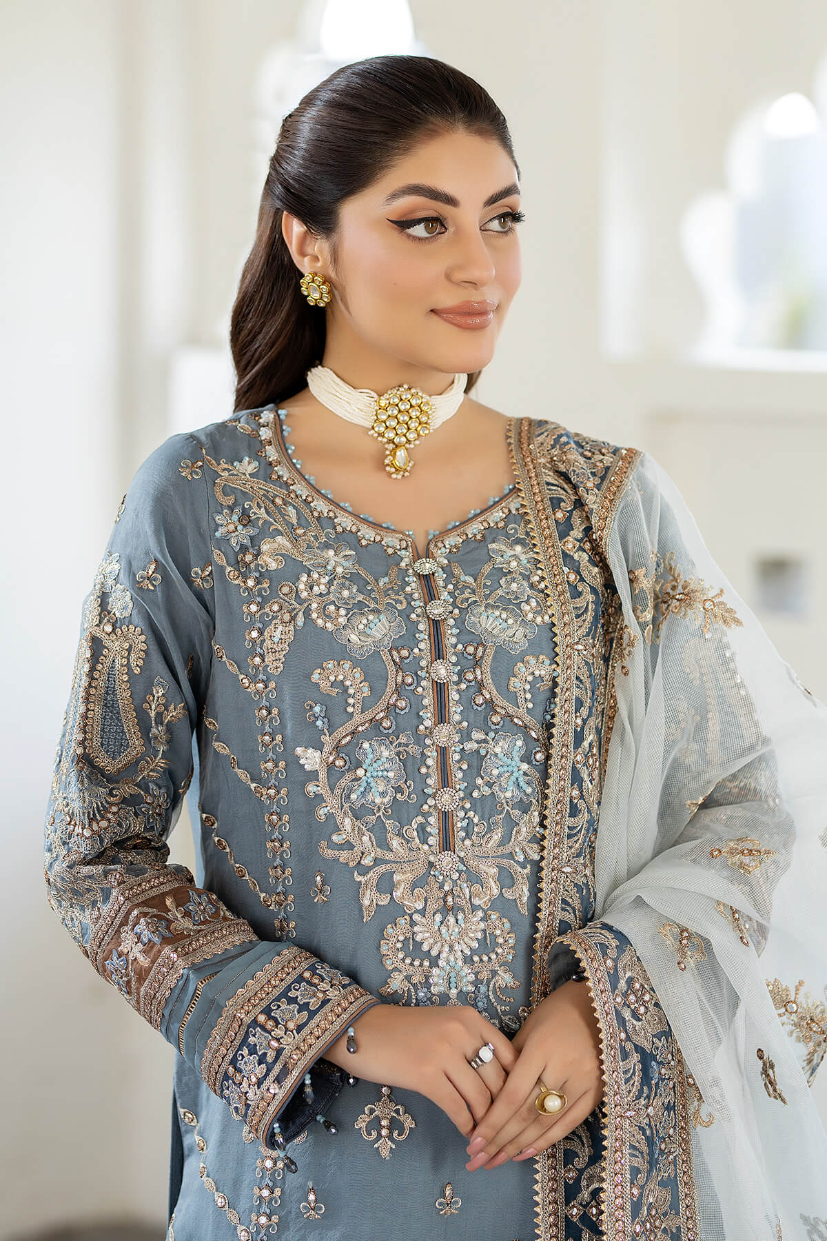 Imrozia Premium | Baad e Saba Formals | IP-57 Khushboo by Imrozia Premium - Designer Dress - Type: Ladies Clothes - Available at Libayah - 100% Original