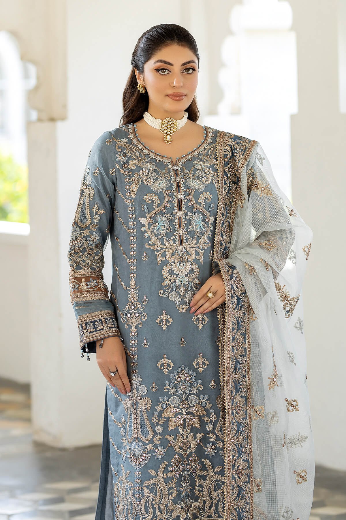 Imrozia Premium | Baad e Saba Formals | IP-57 Khushboo by Imrozia Premium - Designer Dress - Type: Ladies Clothes - Available at Libayah - 100% Original
