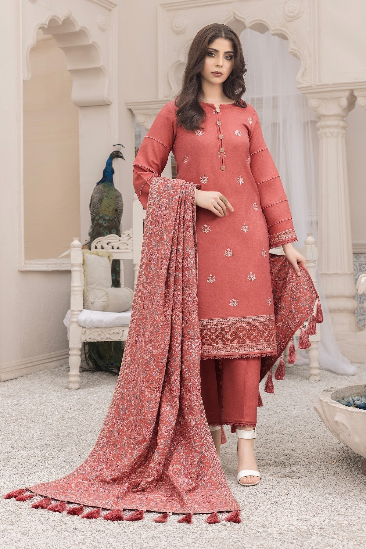 Imrozia Premium | Bella Winter Pret | I.P-86 Fleur by Imrozia Premium - Designer Dress - Type: Ladies Clothes - Available at Libayah - 100% Original