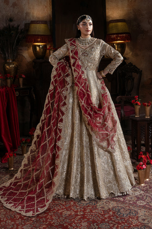Imrozia Premium | Noor e Naaz Bridals 25 | IB-53 Shahkar by Imrozia Premium - Designer Dress  - Type : Ladies Clothes - Available at Libayah - 100% Original 