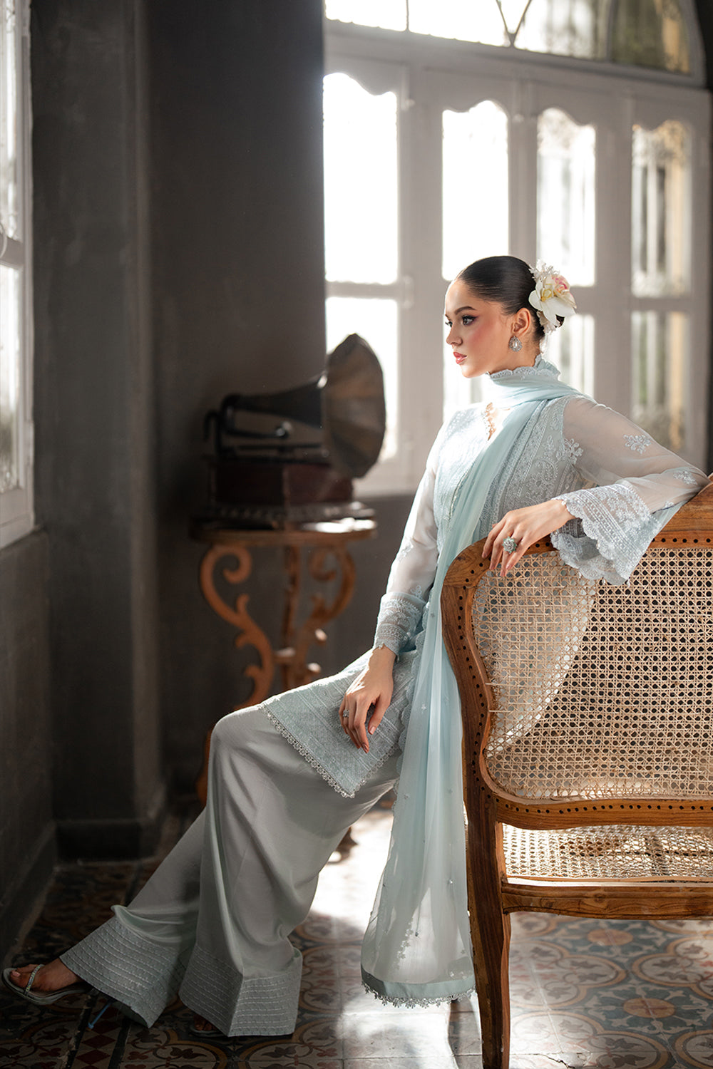 Azure | Ensembles | Icy Mist by Azure - Designer Dress  - Type : Ladies Clothes - Available at Libayah - 100% Original 