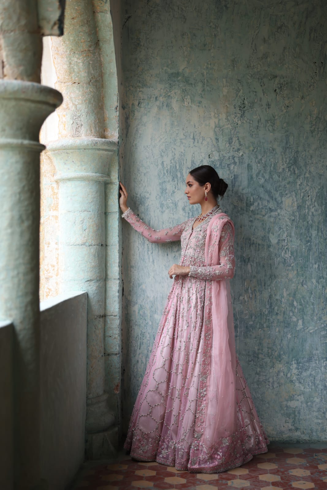Mina Hasan | Formal Wedding Dresses | MHC-1051 by Mina Hasan - Designer Dress - Type: Ladies Clothes - Available at Libayah - 100% Original