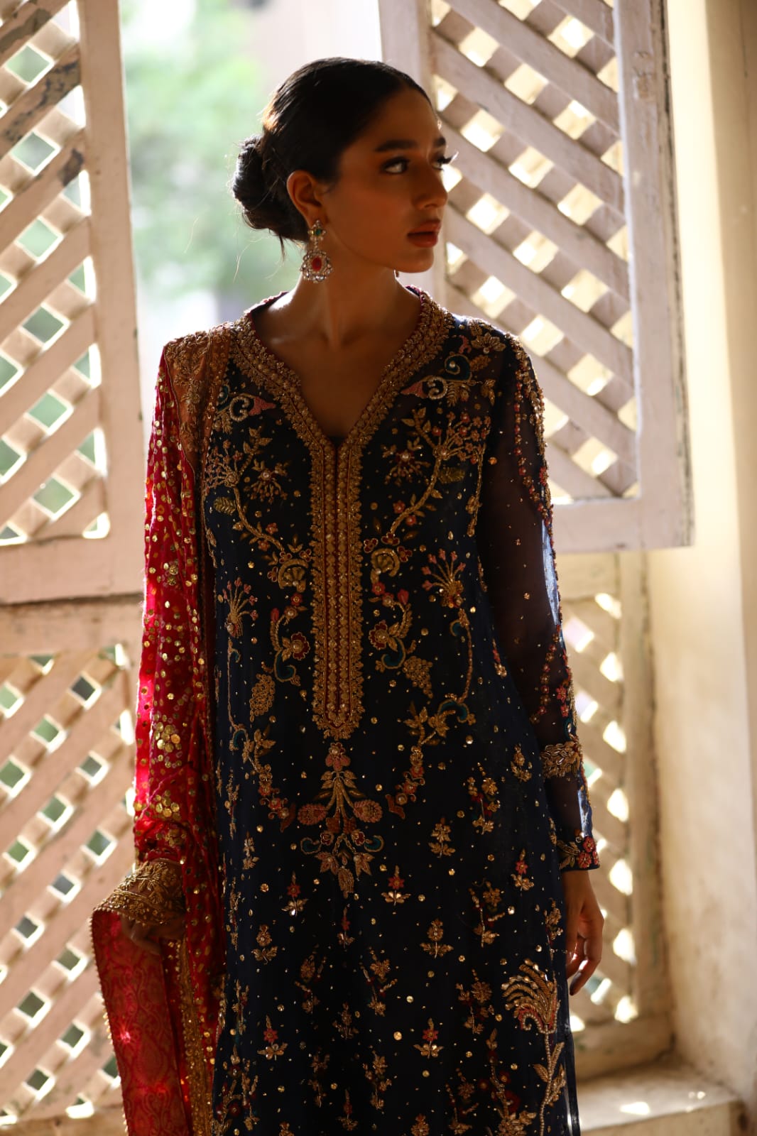 Mina Hasan | Formal Wedding Dresses | MHC-1056 by Mina Hasan - Designer Dress - Type: Ladies Clothes - Available at Libayah - 100% Original