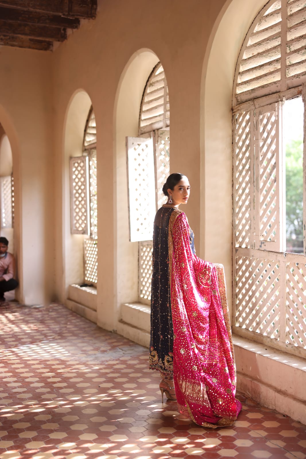 Mina Hasan | Formal Wedding Dresses | MHC-1056 by Mina Hasan - Designer Dress - Type: Ladies Clothes - Available at Libayah - 100% Original