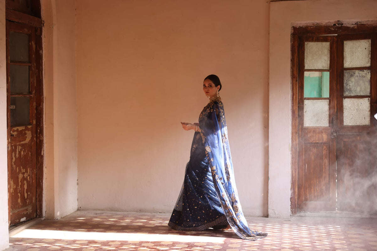 Mina Hasan | Formal Wedding Dresses | MHC-1055 by Mina Hasan - Designer Dress - Type: Ladies Clothes - Available at Libayah - 100% Original