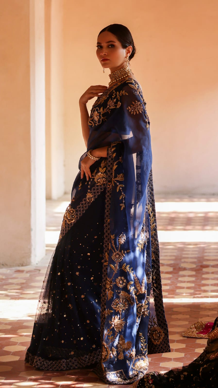 Mina Hasan | Formal Wedding Dresses | MHC-1055 by Mina Hasan - Designer Dress - Type: Ladies Clothes - Available at Libayah - 100% Original