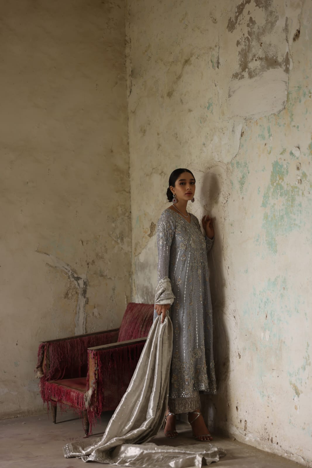 Mina Hasan | Formal Wedding Dresses | MHC-1052 by Mina Hasan - Designer Dress - Type: Ladies Clothes - Available at Libayah - 100% Original