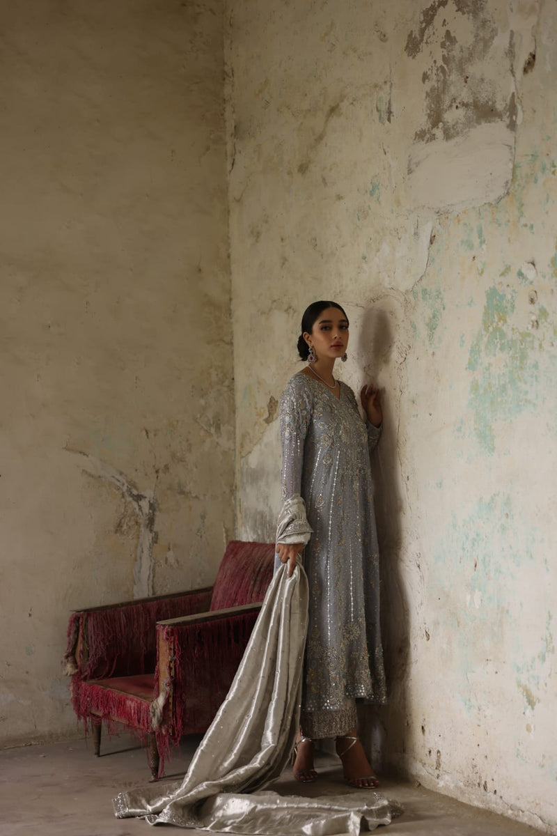 Mina Hasan | Formal Wedding Dresses | MHC-1052 by Mina Hasan - Designer Dress - Type: Ladies Clothes - Available at Libayah - 100% Original