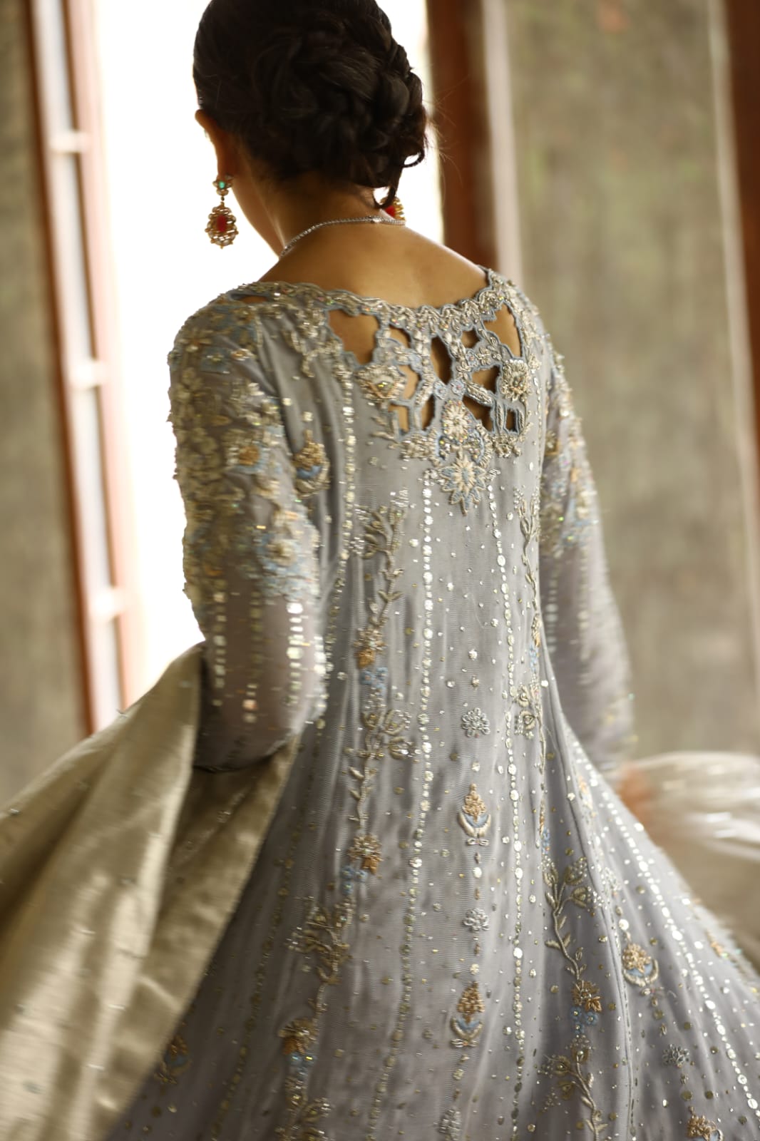 Mina Hasan | Formal Wedding Dresses | MHC-1052 by Mina Hasan - Designer Dress - Type: Ladies Clothes - Available at Libayah - 100% Original