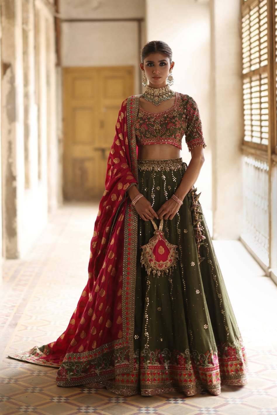 Mina Hasan | Formal Wedding Dresses | MHC-1088 by Mina Hasan - Designer Dress - Type: Ladies Clothes - Available at Libayah - 100% Original