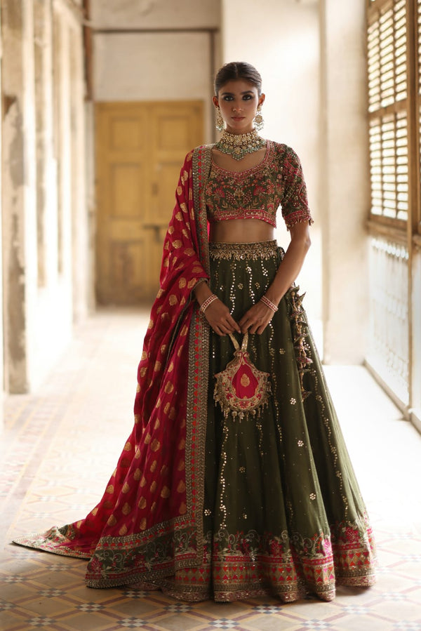 Mina Hasan | Formal Wedding Dresses | MHC-1088 by Mina Hasan - Designer Dress - Type: Ladies Clothes - Available at Libayah - 100% Original