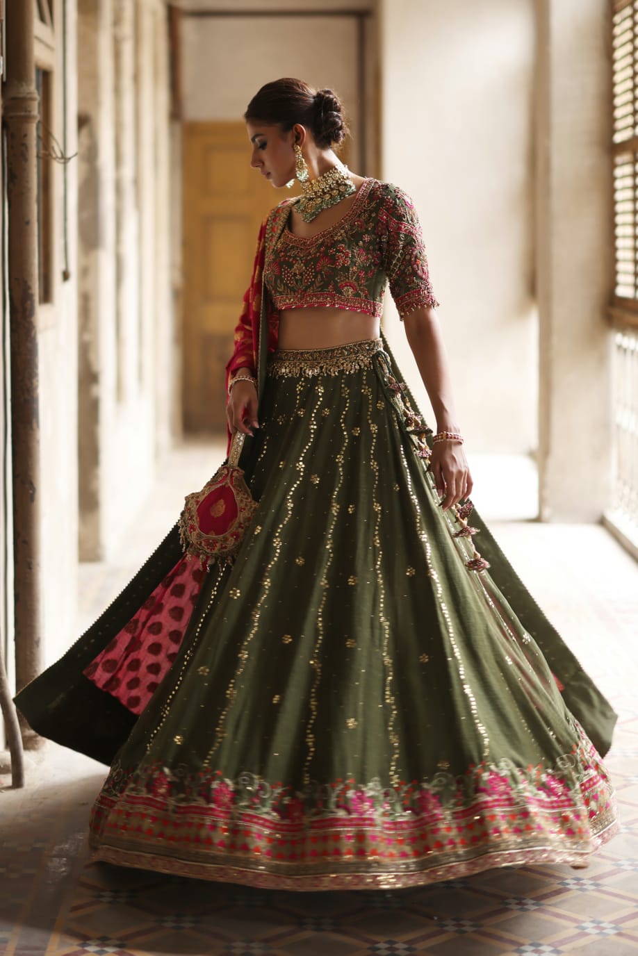 Mina Hasan | Formal Wedding Dresses | MHC-1088 by Mina Hasan - Designer Dress - Type: Ladies Clothes - Available at Libayah - 100% Original