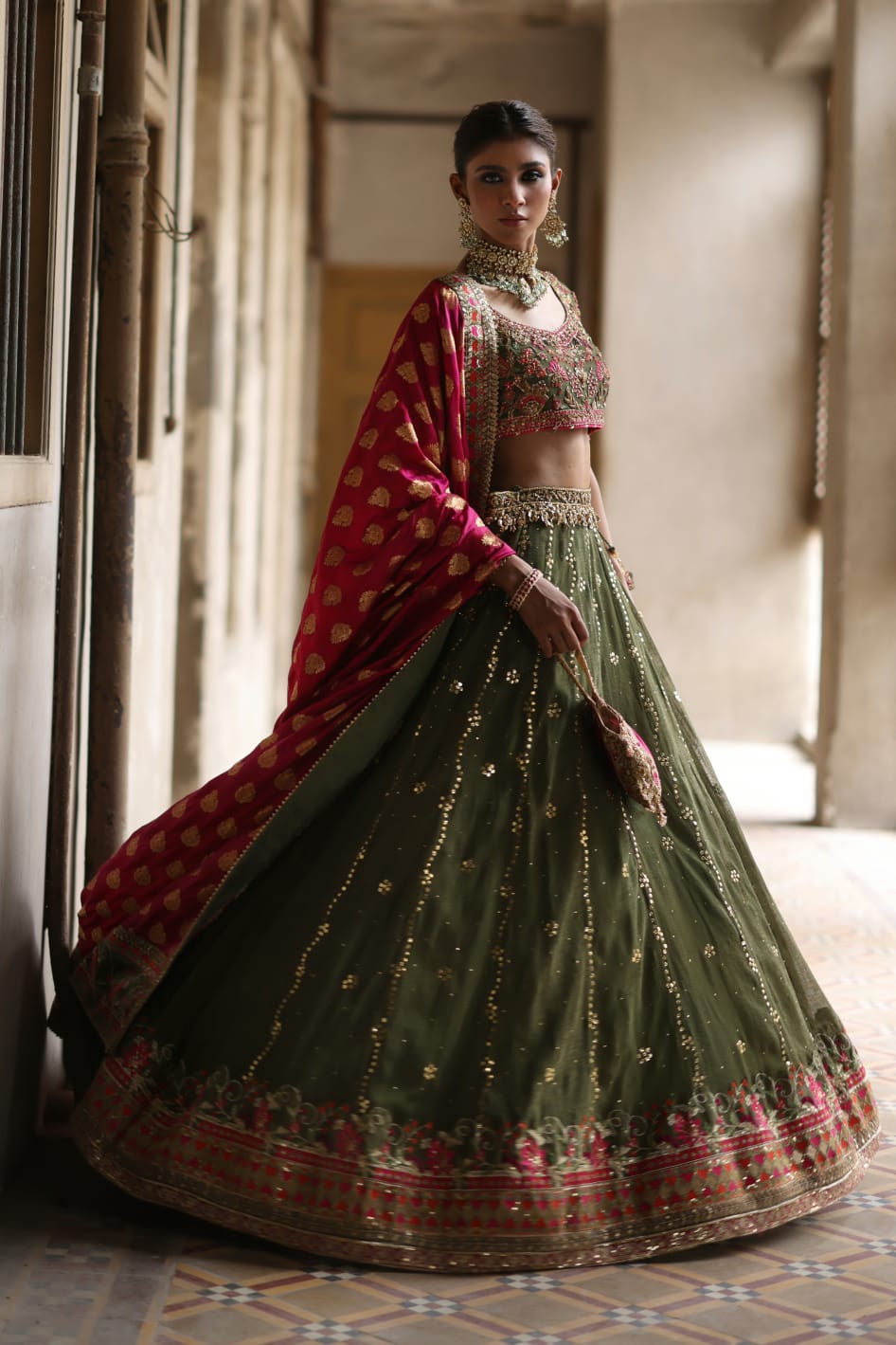 Mina Hasan | Formal Wedding Dresses | MHC-1088 by Mina Hasan - Designer Dress - Type: Ladies Clothes - Available at Libayah - 100% Original