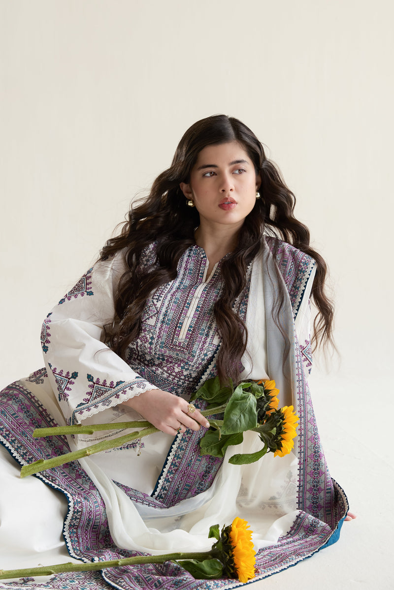  Zaib | RAMADAN 2026 READY TO WEAR | NPA3-26406 by ZAIB - Designer Dress  - Type : Ladies Clothes - Available at Libayah - 100% Original 