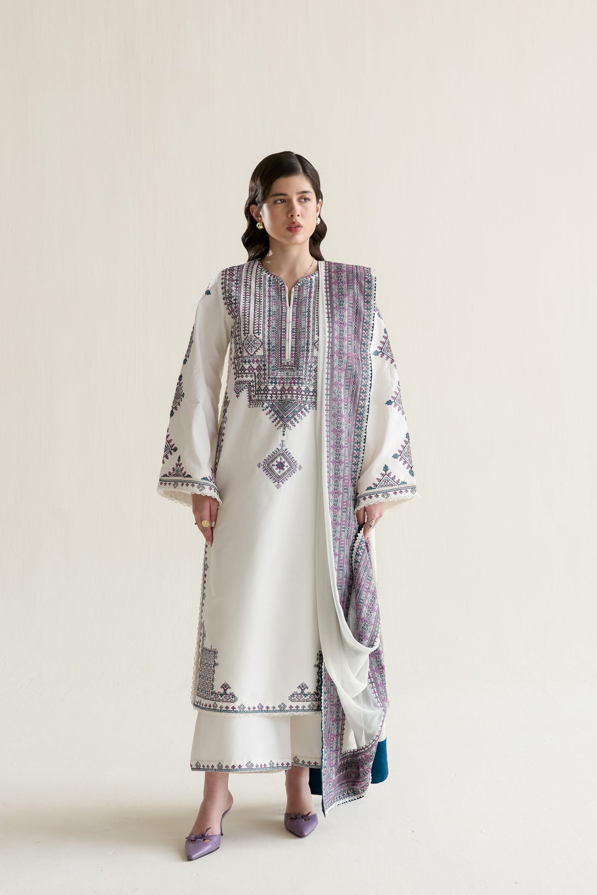  Zaib | RAMADAN 2026 READY TO WEAR | NPA3-26406 by ZAIB - Designer Dress  - Type : Ladies Clothes - Available at Libayah - 100% Original 