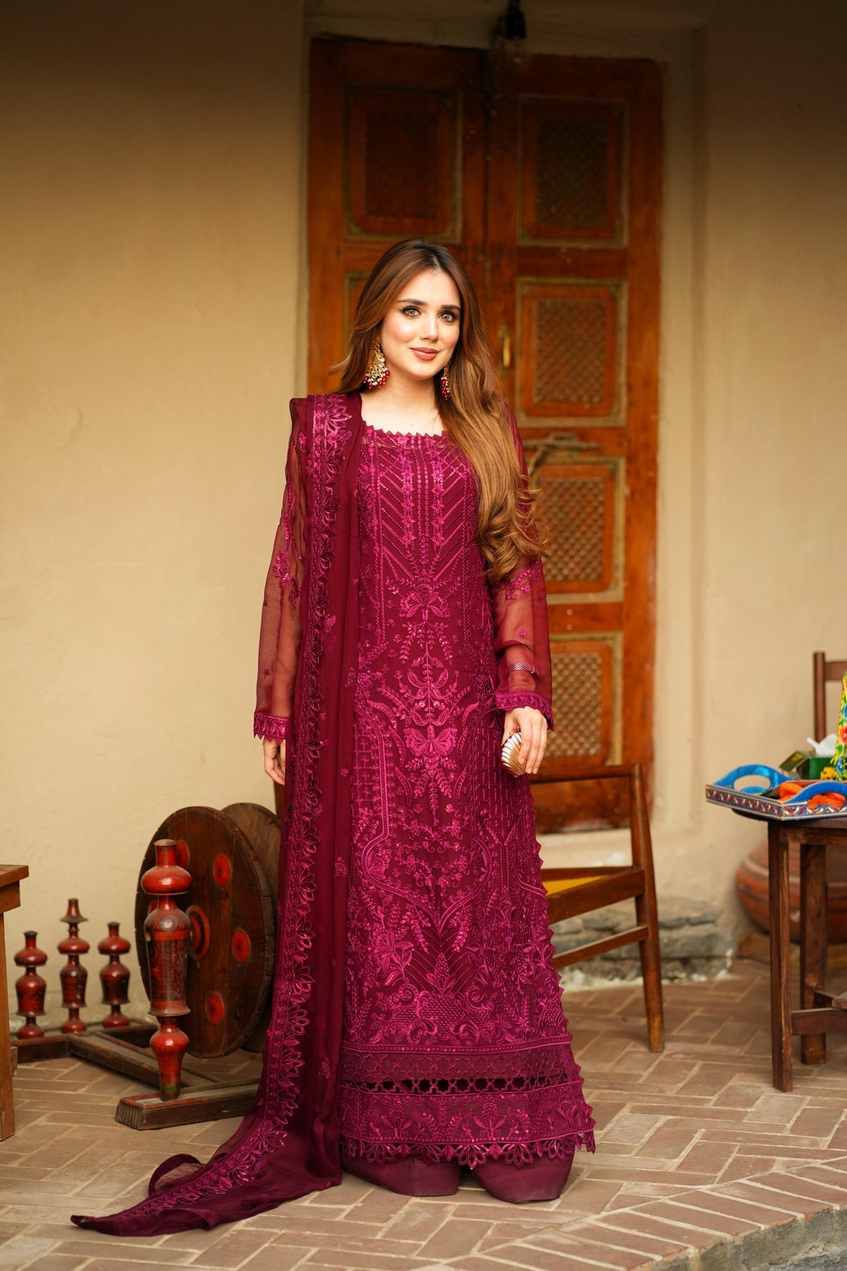 Maryams | Afsanah Luxury Chiffon | Gulbahar by Maryams - Designer Dress - Type: Ladies Clothes - Available at Libayah - 100% Original