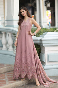 Noor by Saadia Asad | Eid Luxe Chikankari 26 | D8 - Rosewood Blush by Noor by Saadia Asad - Designer Dress  - Type : Ladies Clothes - Available at Libayah - 100% Original 