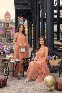 Noor by Saadia Asad | Eid Luxe Chikankari 26 | D6 - Apricot Allure by Noor by Saadia Asad - Designer Dress  - Type : Ladies Clothes - Available at Libayah - 100% Original 