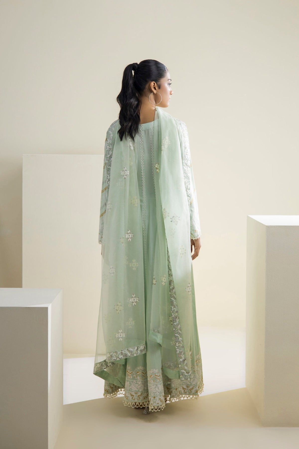 Farhat Jahan | Luxury Pret | Aabroo by Farhat Jahan - Designer Dress - Type: Ladies Clothes - Available at Libayah - 100% Original