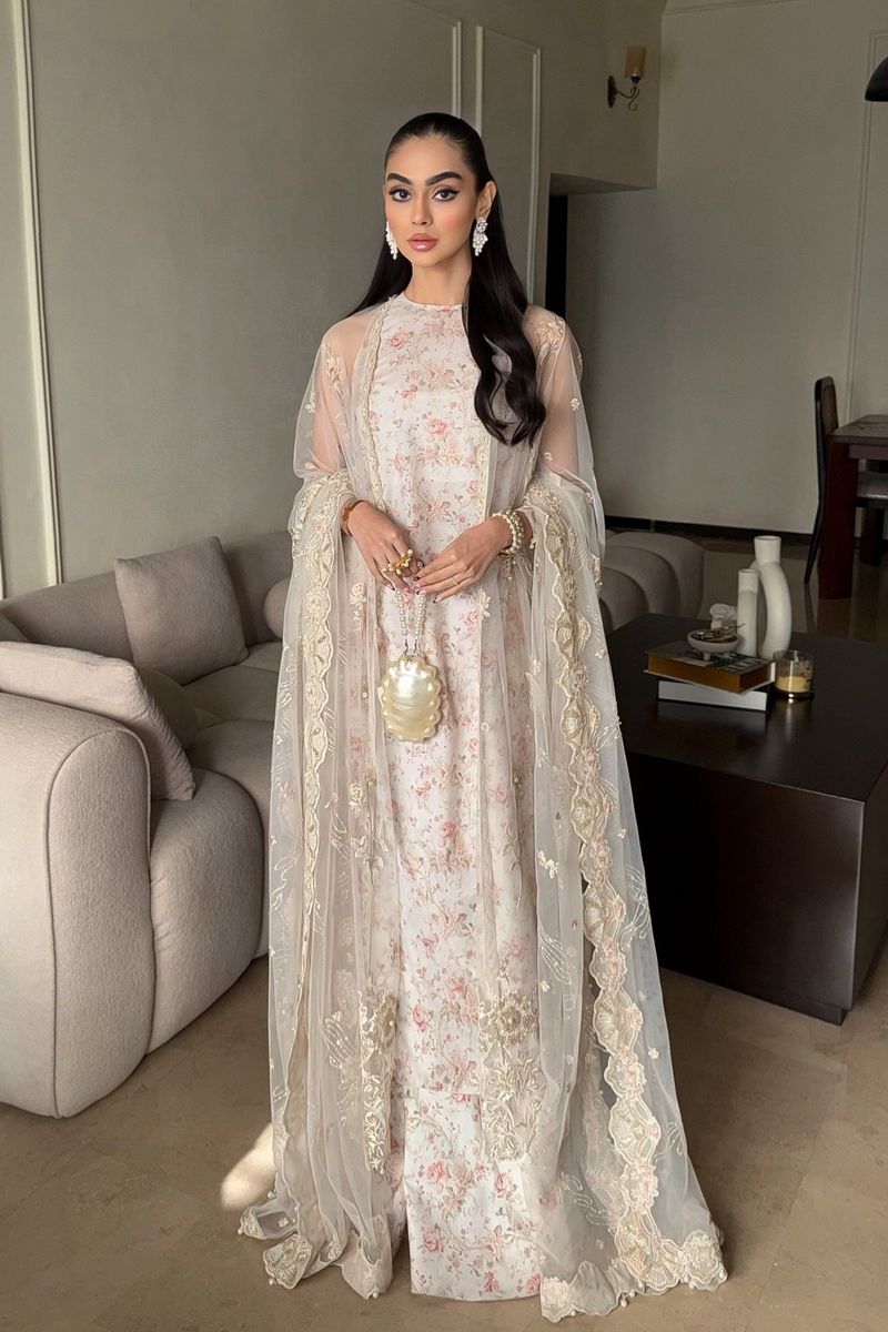 Erum Khan | The Formal Edit | Fit 01 by Erum Khan - Designer Dress  - Type : Ladies Clothes - Available at Libayah - 100% Original 