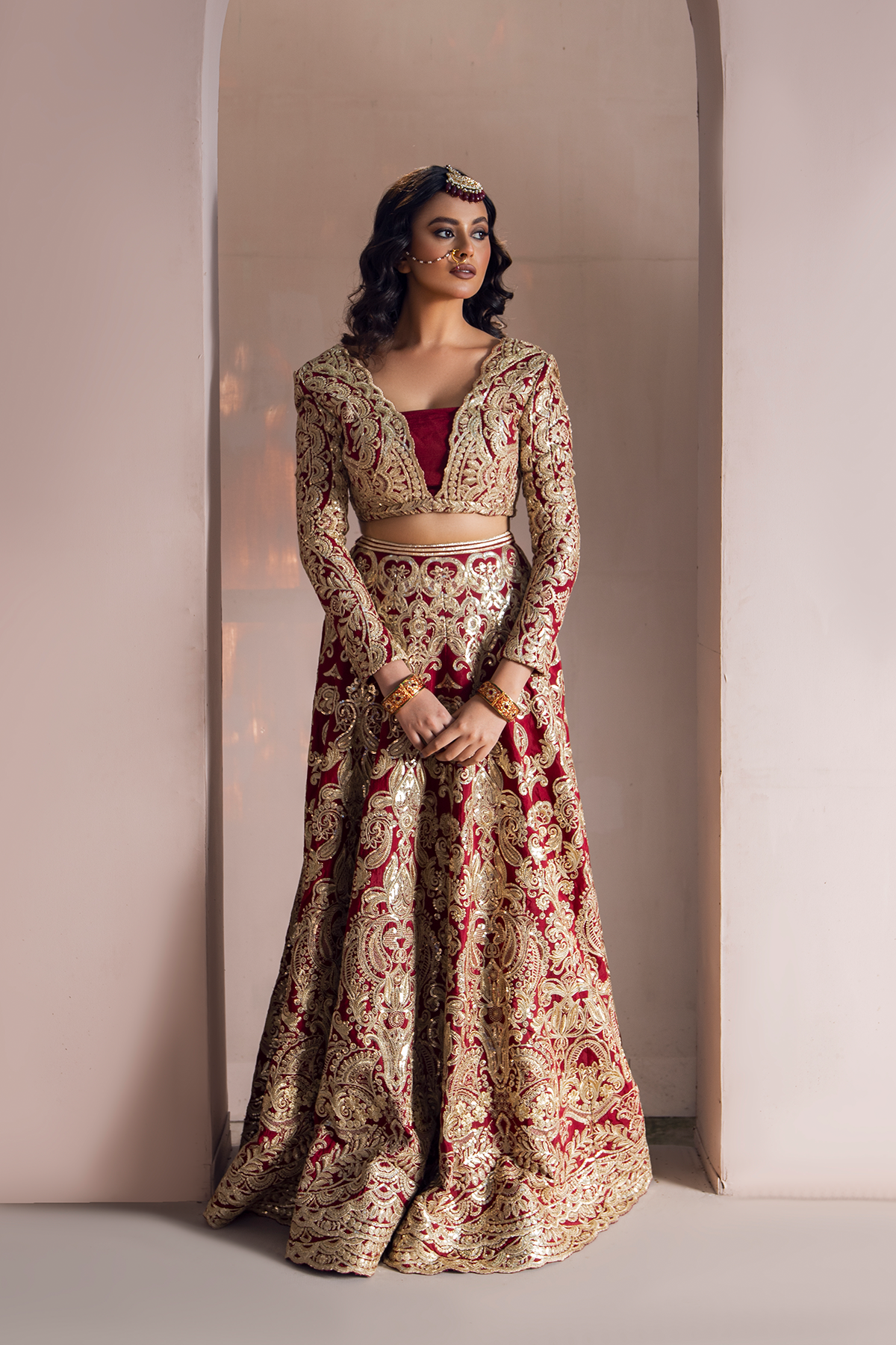 Erum Khan | Jahan Wedding 23 | SURKHI by Erum Khan - Designer Dress - Type: Ladies Clothes - Available at Libayah - 100% Original