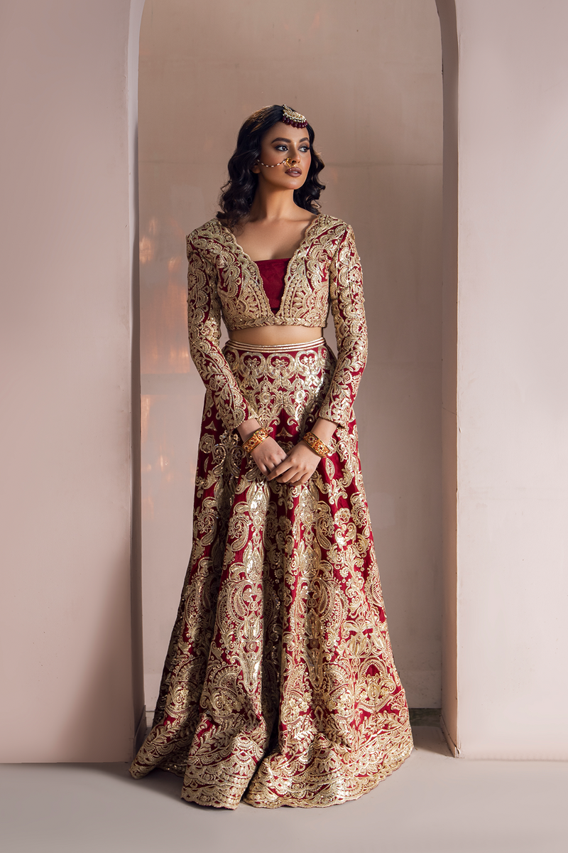 Erum Khan | Jahan Wedding 23 | SURKHI by Erum Khan - Designer Dress - Type: Ladies Clothes - Available at Libayah - 100% Original