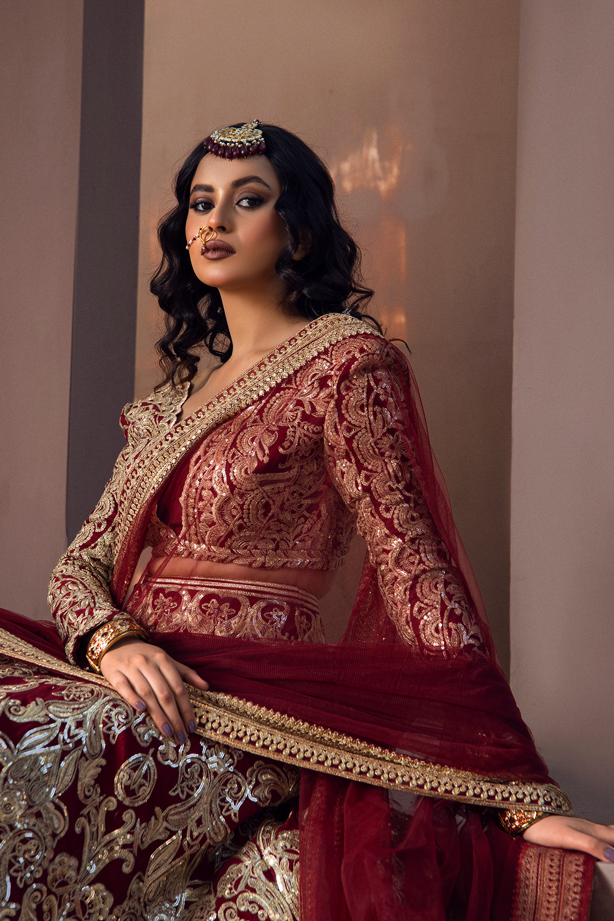 Erum Khan | Jahan Wedding 23 | SURKHI by Erum Khan - Designer Dress - Type: Ladies Clothes - Available at Libayah - 100% Original