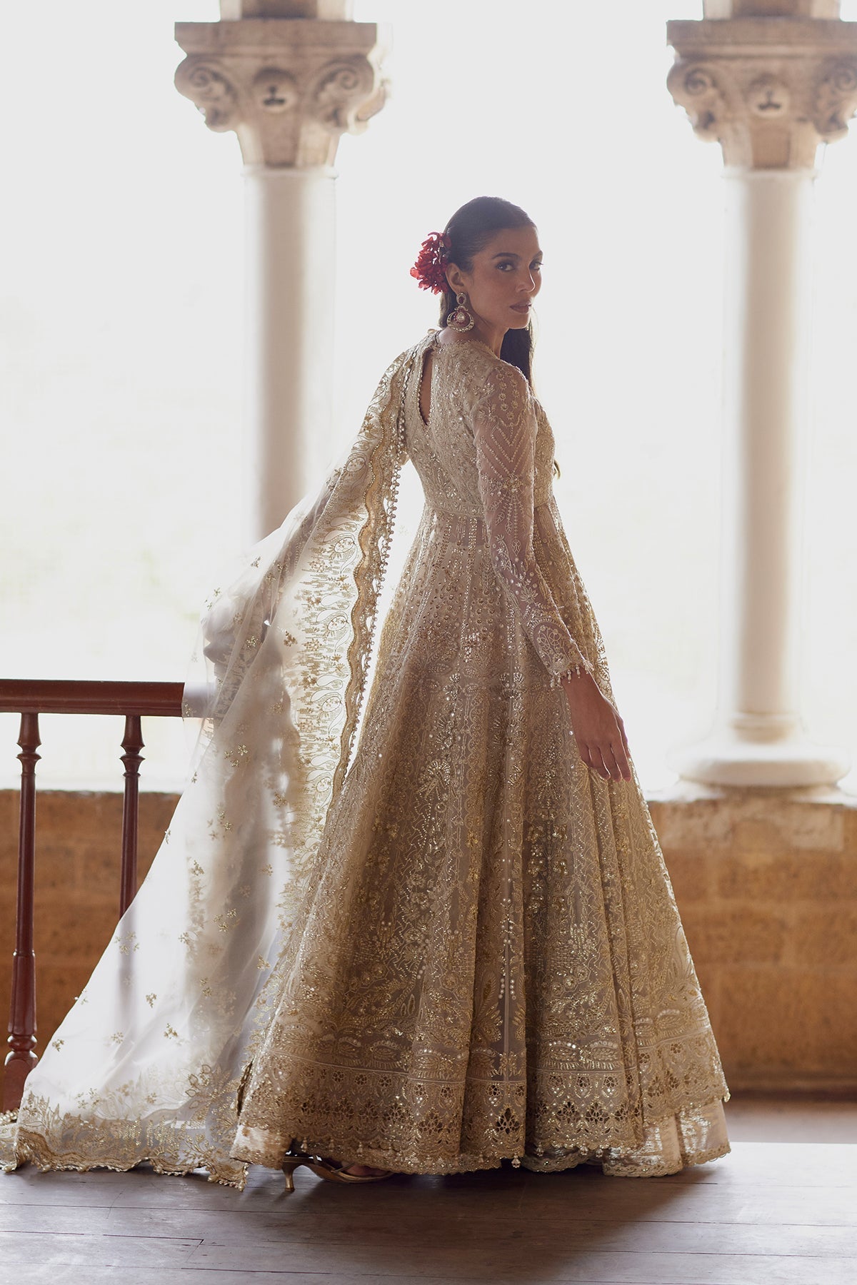 Afrozeh | Dastangoi Wedding Formals | Hikayat by Afrozeh - Designer Dress  - Type : Ladies Clothes - Available at Libayah - 100% Original 