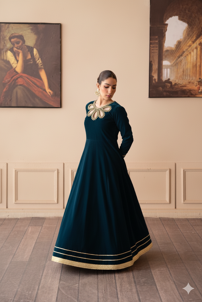 Fozia Khalid | The Velvet Rise 25 | EMERALD VEIL
