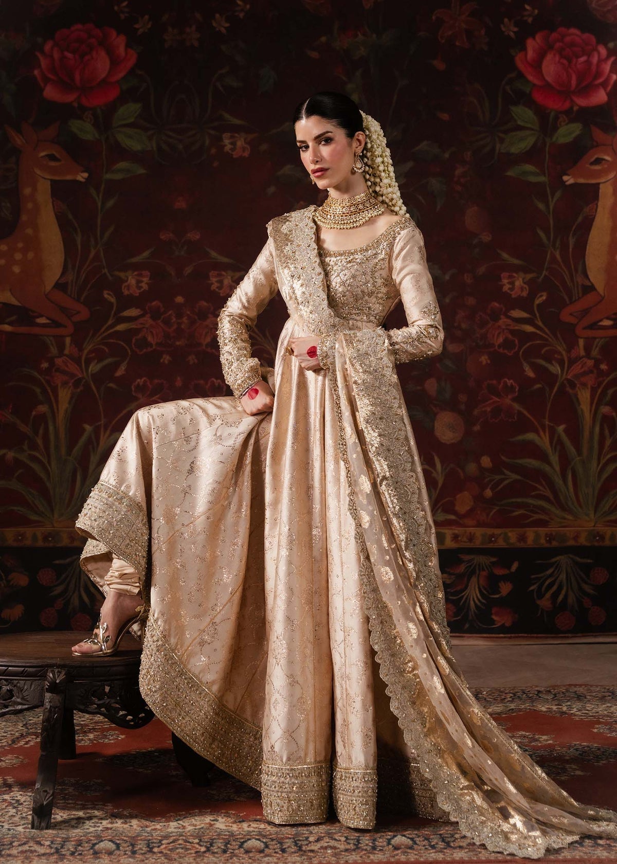 Kanwal Malik | Shehnai Luxury Pret 26 | Marjan by Kanwal Malik - Designer Dress  - Type : Ladies Clothes - Available at Libayah - 100% Original 