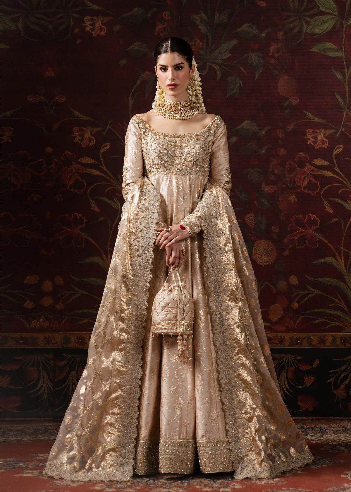 Kanwal Malik | Shehnai Luxury Pret 26 | Marjan by Kanwal Malik - Designer Dress  - Type : Ladies Clothes - Available at Libayah - 100% Original 