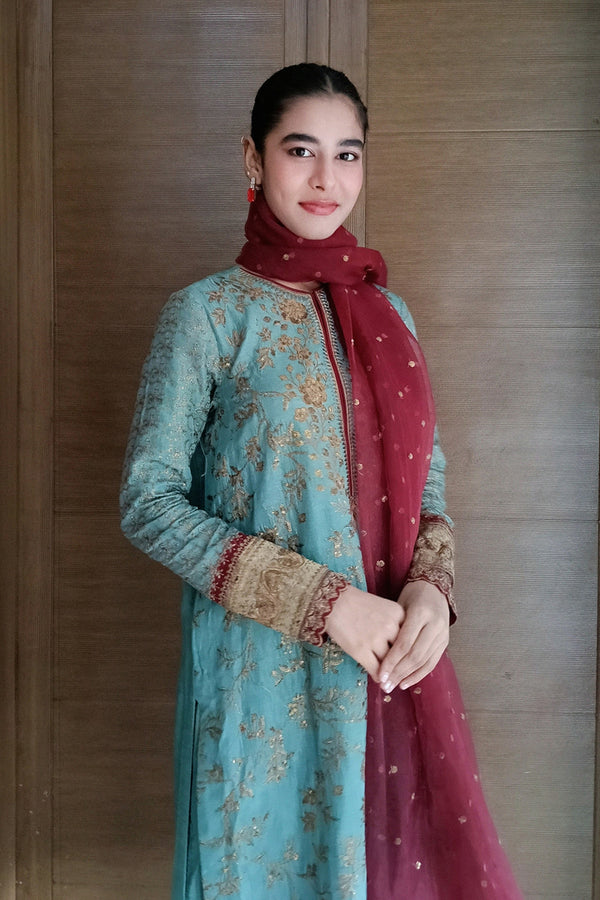 Maryum N Maria | Farisha Formals| SOPHIA - MW40088 by Maryum N Maria - Designer Dress  - Type : Ladies Clothes - Available at Libayah - 100% Original 