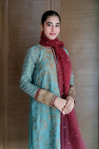 Maryum N Maria | Farisha Formals| SOPHIA - MW40088 by Maryum N Maria - Designer Dress  - Type : Ladies Clothes - Available at Libayah - 100% Original 