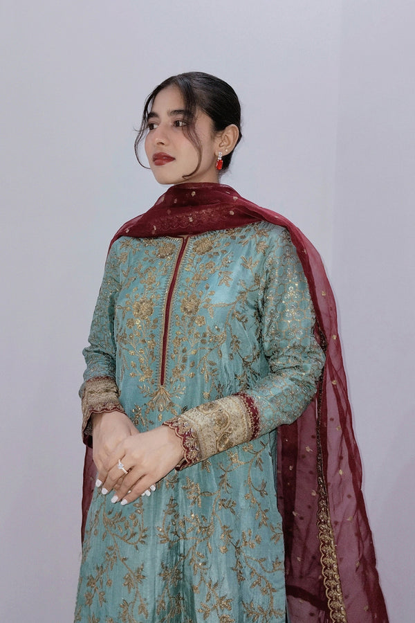 Maryum N Maria | Farisha Formals| SOPHIA - MW40088 by Maryum N Maria - Designer Dress  - Type : Ladies Clothes - Available at Libayah - 100% Original 